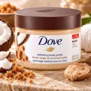 Dove Brown Sugar & Coconut Body Scrub  425g