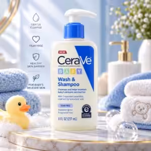 Cerave Baby Wash & Shampoo 237ml